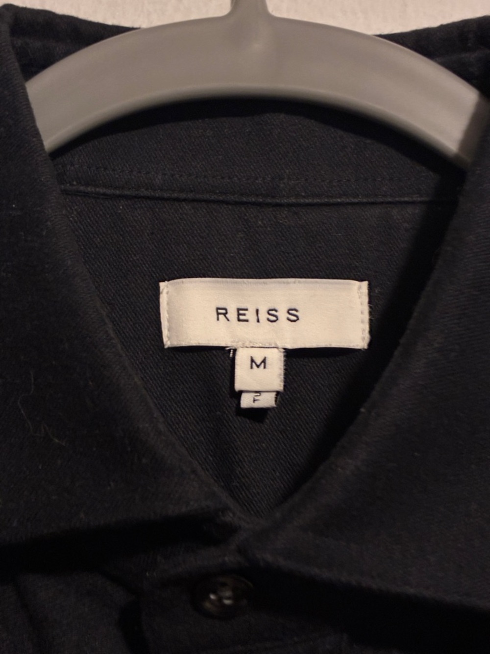 Reiss Dark Navy Casual Button-Down Shirt - Picture 3 of 5